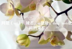 网址（url），域名，ip地址，dns，hosts之间的关系