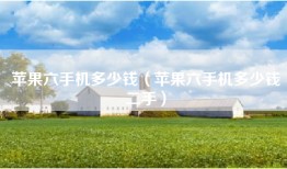 苹果六手机多少钱（苹果六手机多少钱二手）